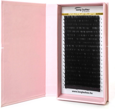 Long Lashes Műszempilla szálak, C-íves, Pro Silk Eyelash Collections, 0.05mm, fekete | LLPROSC005067