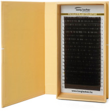 Long Lashes Műszempilla szálak, C-íves, Pro Silk Eyelash Collections, 0.07mm, étcsoki barna - 7-13mm | LLEBSC007002