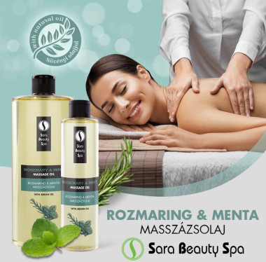 Sara Beauty Spa Masszázsolaj Borsmenta - rozmaring | SBSMOBORO